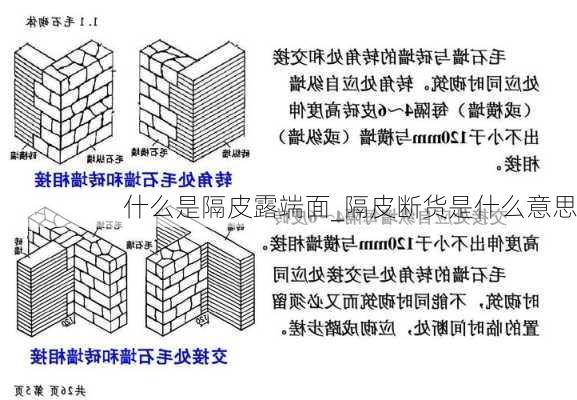 什么是隔皮露端面_隔皮断货是什么意思