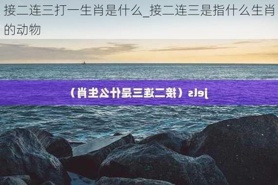 接二连三打一生肖是什么_接二连三是指什么生肖的动物