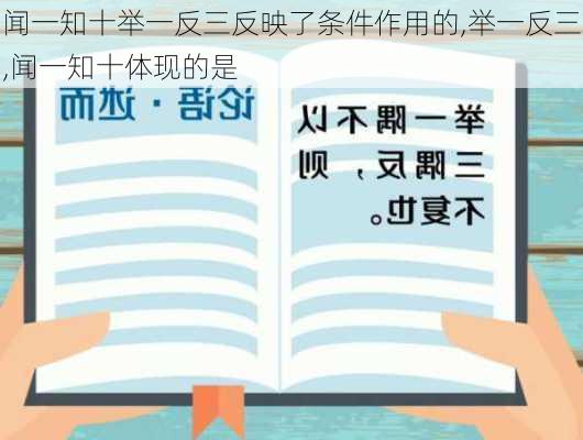 闻一知十举一反三反映了条件作用的,举一反三,闻一知十体现的是