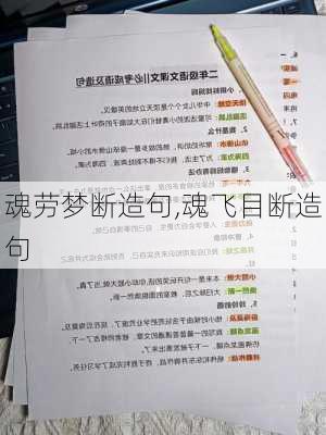 魂劳梦断造句,魂飞目断造句