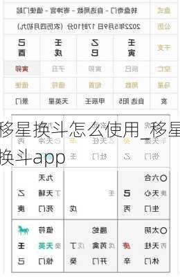 移星换斗怎么使用_移星换斗app