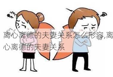 离心离德的夫妻关系怎么形容,离心离德的夫妻关系