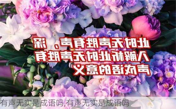 有声无实是成语吗,有声无实是成语吗