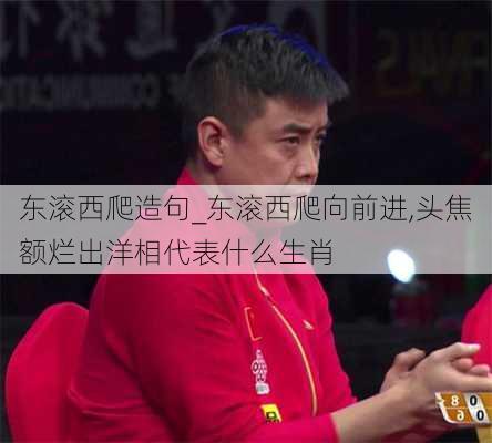 东滚西爬造句_东滚西爬向前进,头焦额烂出洋相代表什么生肖