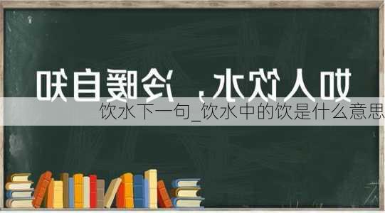 饮水下一句_饮水中的饮是什么意思