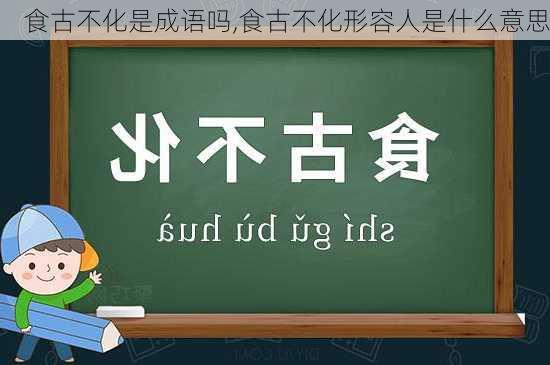 食古不化是成语吗,食古不化形容人是什么意思